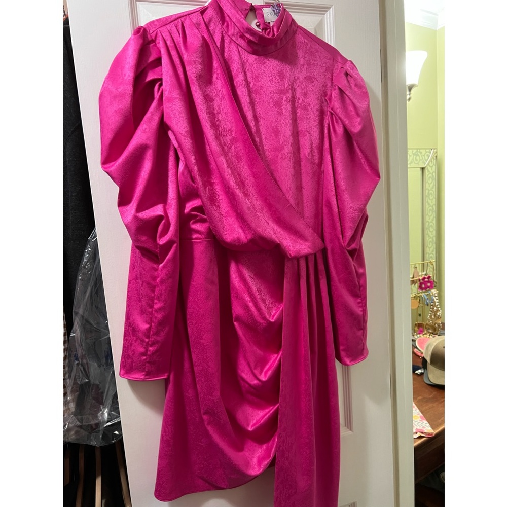 Pink Saylor Romy Dress size M - Picture 5 of 8
